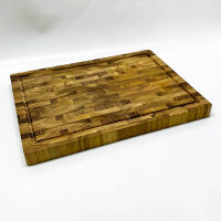 Cutting board made of end grain butcher block, without...