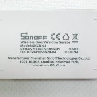 SONOFF ZigBee WiFi Tür Fenster Sensor SNZB-04 2PCS, Einbruchsalarm für die Sicherheit in Ihrem Zuhause, SONOFF ZBBridge erforderlich, Akkus sind im enthalten, Kompatibel mit Alexa/Google Home