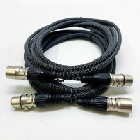 GeoHN.G XLR auf XLR Kabel 3M-2 Pack, 3-Pin Mikrofonkabel...