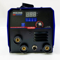 PLASMARGON cored wire welding machine (handle of mask missing) without gas 200 amps, 3 in 1 combination welding machine No Gas Flux MIG MMA LIFT TIG - IGBT, synergic wire feed, cored wire 0.8mm, 230 V, MIG200