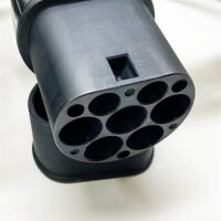 EzGoGo Type 2 charging cable, 7.2 kW / 32A / 1-phase / 5 meters / Mode 3, Type 2 to Type 2 EV charging cable for electric car with carrying bag and microfiber cloth