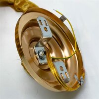 FRIXCHUR 15,7 Kristall-Kronleuchter-Leuchten Modernes Gold-Pendelleuchte 3-Tier-Kristall-Kronleuchter-Leuchte Raindrop Flush Mount Deckenleuchte für Esstisch Küche Insel Wohnzimmer E14x5 Bulb…