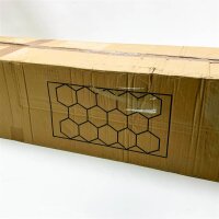 Kizirl Hexagonal LED Car Shop Light 534W 60000lm 6500K Daylight White Hexagonal LED Light for Car Care Car Wash Room LED Garage Ceiling Light