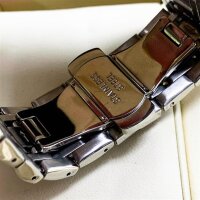 OLEVS Herrenuhr, No. G9901, automatische Armbanduhr, wasserdicht, leuchtend, zweifarbig, silber, gold, schwarz