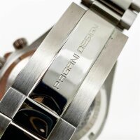 Pagani Design 1644 Klassischer Herren-Chronograph, Armbanduhr, japanisches VK63-Uhrwerk, Panda-Zifferblatt. Keramik-Lünette, Edelstahl, wasserdichte Sport-Quarzuhr