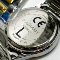 RADIANT RA596203 wristwatch, waterproof, gold/silver