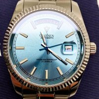 CADISEN C--8215G Automatische Herren-Armbanduhr, mechanisch, Saphirglas und Edelstahl, wasserdicht