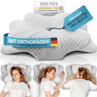 Glückstoff® Orthopedic Pillow Neck Pain Pillow...