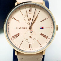 Tommy Hilfiger Armbanduhr für Damen mit roségoldfarbenem