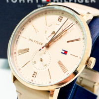 Tommy Hilfiger Armbanduhr für Damen mit roségoldfarbenem