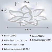 BAYHT Smart LED Ceiling Light Dimmable, Compatible with...