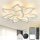 BAYHT Smart LED Ceiling Light Dimmable, Compatible with Alexa Google Home, Flower Ceiling Lamp for Living Room Bedroom, Modern Lamp Ceiling Lighting, Large Chandelier 10 Heads/Ø85cm/90W