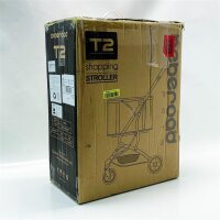 Beberoad folding shopping trolley with 52L capacity and load capacity up to 25kg, portable shopping trolley with sturdy aluminum frame, removable bag, ideal for seniors, camping, traveling and everyday life