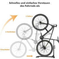 Mimoke Vertikaler Fahrradständer - Freistehender,...