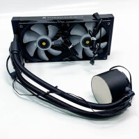 Thermalright Frozen Notte 240 BLACK ARGB water cooling CPU cooler, 240 CPU cooler specifications, double PWM fan, S-FDB V2 bearing, suitable for AMD/AM4 AM5, Intel LGA 1700/1150/1151/1200/2011