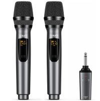 LEKATO 2.4GHz Rechargeable Wireless Microphone Vocal...