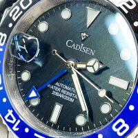 CADISEN C-8217G (mit minimalen Kratzern) automatische Armbanduhr, Wasserfest, 20BAR/200M