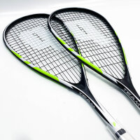 Prince Team 400 and 450 Squash Racket Set - 2 Pack with Full Length Covers and 3 Squash Balls (Team Rebel 450)