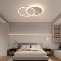 BLMYL LED ceiling light dimmable, 36W 3600lm lamp bedroom, 55cm modern ceiling light rings LED, lamp living room ceiling lamp LED for living room, bedroom, childrens room, kitchen, hallway