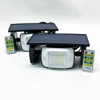 2x INTELAMP solar lights for outdoor use with motion...