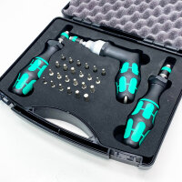 Wera 05074739001 Adjustable torque screwdriver 7440/41/42 0.3 - 6 Nm incl. bit set