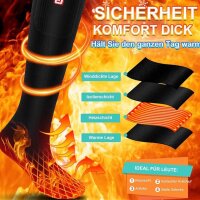 Svpro Beheizte Socken für Männer Frauen,4000mAh...