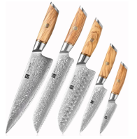 XINZUO 8-piece knife block sets - 73 layers of damask...