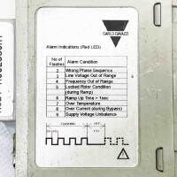 CARLO GAVAZZI RSBT4016EV20SM16 16A, hr: 12, 400V, 50/60Hz Softstarter