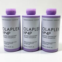 Pack of 3 Olaplex Nº4P Blonde Enhancer tint shampoo...