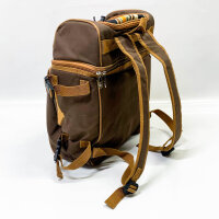 Hap Tim Picknick-Rucksack-Kühler für 2 Personen mit isolierter auslaufsicherer Kühltasche, Weinhalter, Fleece-Decke, Besteck-Set, perfekt für Strand, Tagesreisen, Wandern, Camping,(EU-36083)