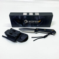 NedFoss SEAL outdoor knife, 11cm full tang survival knife...