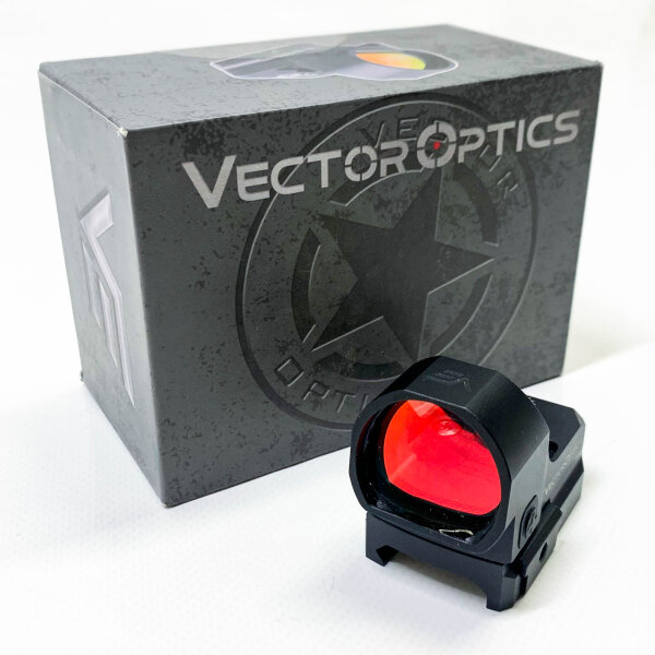 VECTOR OPTICS Red Dot Visier Frenzy XL 1x22x26 3 Moa Leuchtpunktvisier Rotpunktvisier Reflexvisier für Jagd Pistole Armbrust