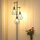 EDISHINE Vintage Stehlampe Wohnzimmer, Standleuchte Dimmbar 3 flammige, Industrial Stehleuchte Schwarz, mit 3 LED E27 Leuchtmittel & Fußschalter, Käfig Lampenschirm aus Metall, E27 Fassung, DHLFL03F