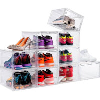 PAIDE P Schuhboxen organizer 10er Pack. Transparent...