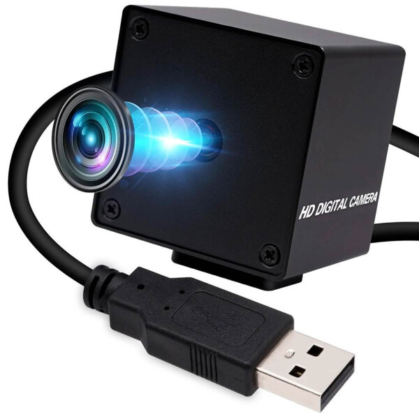 ELP 48MP USB Camera Autofocus Webcam High Definition 8000X6000 USB Webcam with Metal Housing, UVC Free Driver Camera USB2.0 USB Camera for Computer, Laptop, Linux, Windows, Android