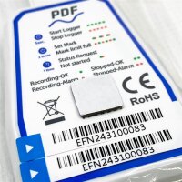 Xetron Single-use Temperature Logger 150 Day Disposable Temperature Logger for Refrigerators Transport Monitoring Storage Food Cold Chain Pharma