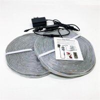 LETIANPAI Outdoor LED String Lights 60m Waterproof IP68 with App and Remote Control Music Sync Outdoor RGB LED String Lights with Adhesive Backing