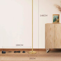 EDISHINE floor lamp living room, LED floor lamp dimmable,...