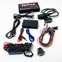 KESS V2 V5.017 ECU OBD2 Programmierwerkzeug, Unbegrenzter Token-Autodiagnoseprogrammierer OBDII 5.017 Adapter-Motorradkabel für Alle Wichtigen Marken und Protokolle