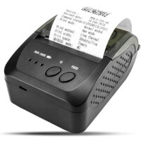 NETUM Kabelloser Bluetooth-Belegungs-Thermodrucker (DE), tragbarer persönlicher Rechnungsdrucker, 58 mm, Mini-USB-POS-Drucker für Restaurants, kompatibel mit Android/PC/Windows/Linux