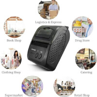 NETUM Kabelloser Bluetooth-Belegungs-Thermodrucker (DE), tragbarer persönlicher Rechnungsdrucker, 58 mm, Mini-USB-POS-Drucker für Restaurants, kompatibel mit Android/PC/Windows/Linux