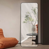 Koonmi Standing Mirror with Rounded Corners, 53 x 163 cm...