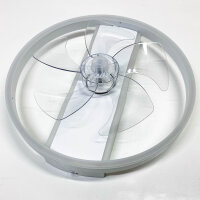 Sky angle LED ceiling fan with lighting, quiet dimmable...