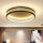 Sky angle ceiling lamp with remote control, LED ceiling light dimmable 4000LM 48W, modern living room lamp 3000-6000K, ceiling lamp LED for living room, bedroom, kitchen, balcony, gray