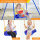 FUNLIO 3-in-1 baby swing with frame with 4 sandbags, childrens swing with safety belt for indoor and outdoor use, foldable metal stand and clear instructions, easy to assemble