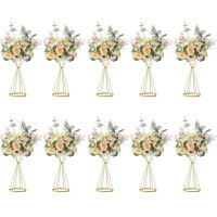 Sziqiqi Gold Flower Stand for Wedding: 50cm Tall Trumpet...