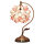 BIEYE L30747 Cherry Blossom Tiffany Style Stained Glass Ceiling Light with 21cm Wide Lampshade (Light Blue)