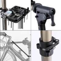 CXWXC Bicycle repair stand, aluminum bicycle repair stand, foldable bicycle repair stand for e-bikes/mountain bikes, bicycle repair with magnetic and 360° rotating head