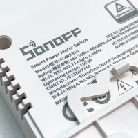 SONOFF Stromzähler, DIN Rail WiFi 1 Phase, Smart Energiezähler mit Stromverbrauchsmessung und Überlastschutzfunktion, DIN Rails WiFi Energiemonitor 16A/4000W, POWR316