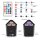UKing 54W LED rechargeable, RGBWA + UV party light stage light, 4800mAh battery, supports APP/DMX control for wedding disco DJ party stage lighting